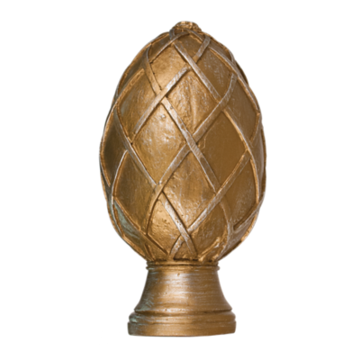 3" Basket Weave Egg Finial /RG