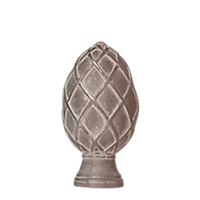 1 3/8" Basket Weave Egg Finial /RTA