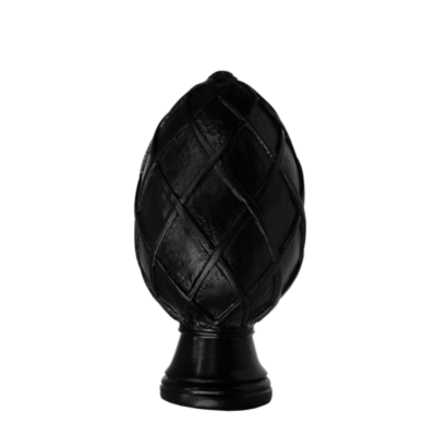 1 3/8" Basket Weave Egg Finial /SK