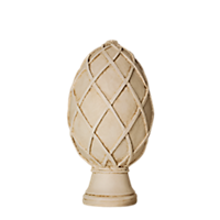 1 3/8" Basket Weave Egg Finial /SL