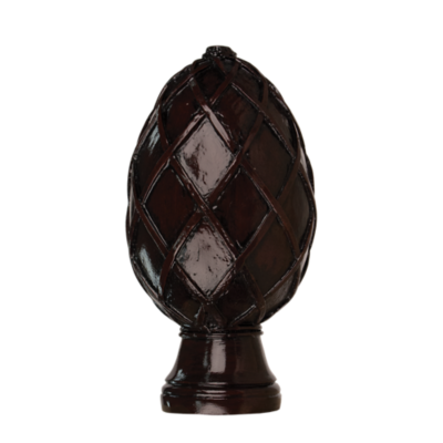 2" Basket Weave Egg Finial /TB