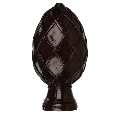 3" Basket Weave Egg Finial /TB