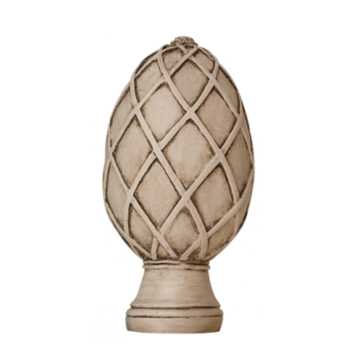 2" Basket Weave Egg Finial /TK