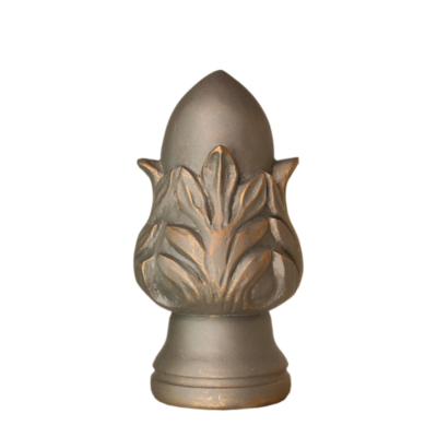 2" Crowned Acorn Finial /AP