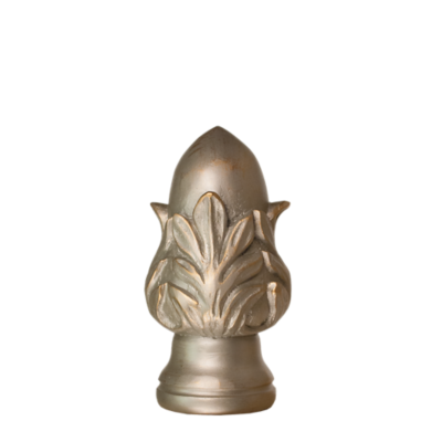 1 3/8" Crowned Acorn Finial /AS