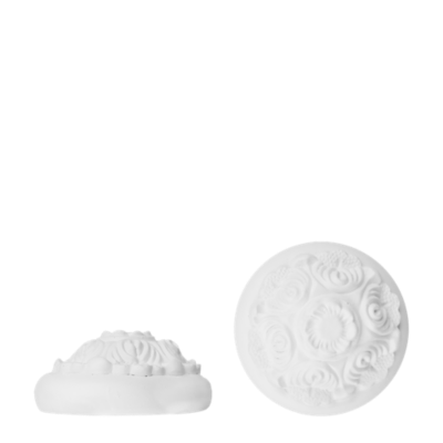3" Emperor End Cap /WH
