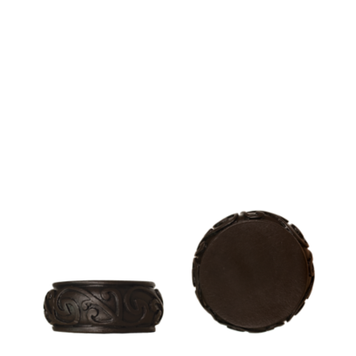 1 3/8" Iron Scroll End Cap /DC