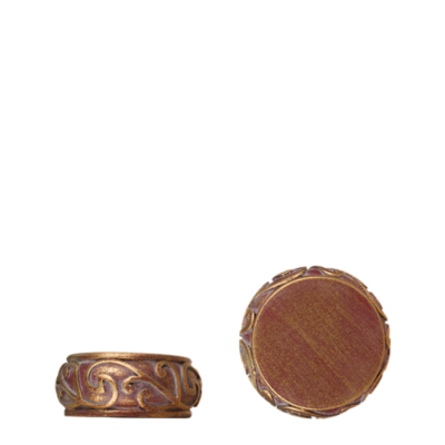 1 3/8" Iron Scroll End Cap /TAG