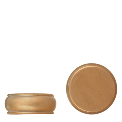 3" Plain End Cap /GLD