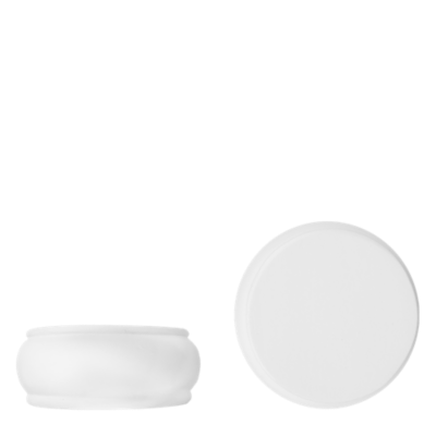 3" Plain End Cap /WH