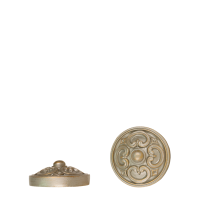 1 3/8" Royal Medallion End Cap /AS