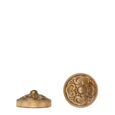 1 3/8" Royal Medallion End Cap /RG