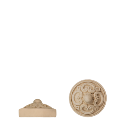 1 3/8" Royal Medallion End Cap /SL