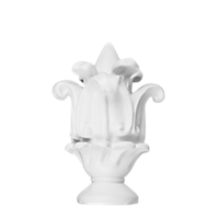 1 3/8" Florentine Finial /WH
