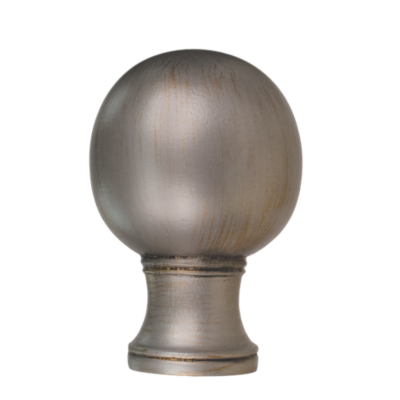 3" Plain Ball Finial /MS