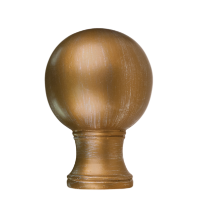 3" Plain Ball Finial /RG