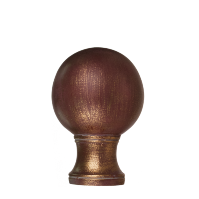 2" Plain Ball Finial /TAG