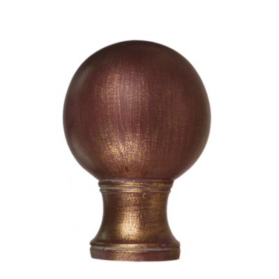 3" Plain Ball Finial /TAG