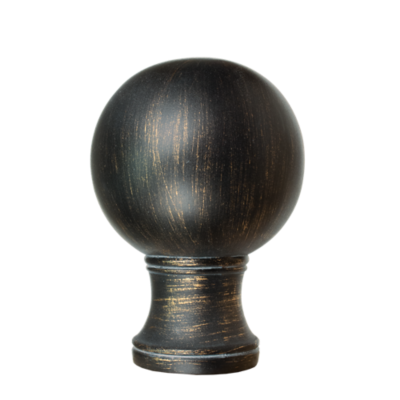 3" Plain Ball Finial /WB
