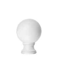 1 3/8" Ball Finial /WH