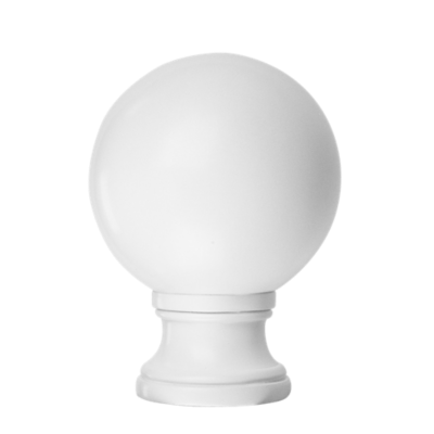 3" Ball Finial /WH