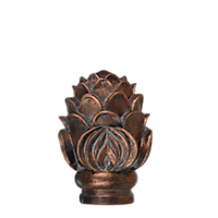 1 3/8" Royal Crest Finial /CP