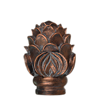 2" Royal Crest Finial /CP
