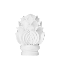 2" Royal Crest Finial /WH