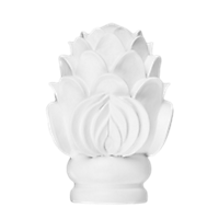 3" Royal Crest Finial /WH