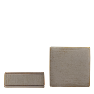 3" Square End Cap /MS