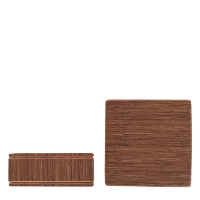 3" Square End Cap, WNT