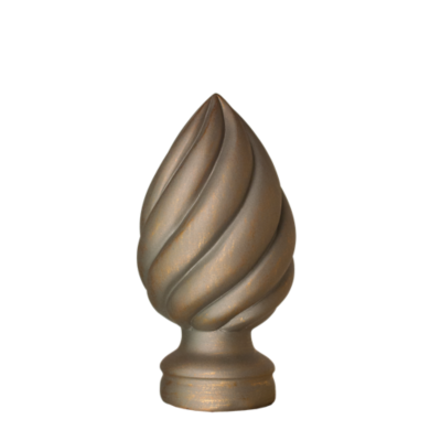 1 3/8" Swirl Finial /AP