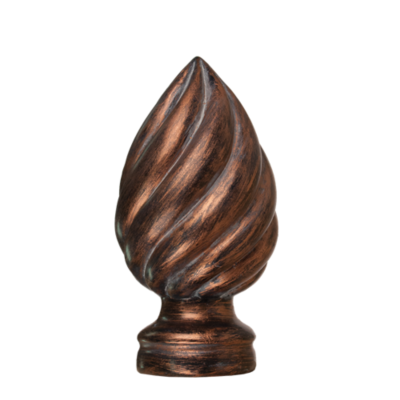 2" Swirl Finial /CP