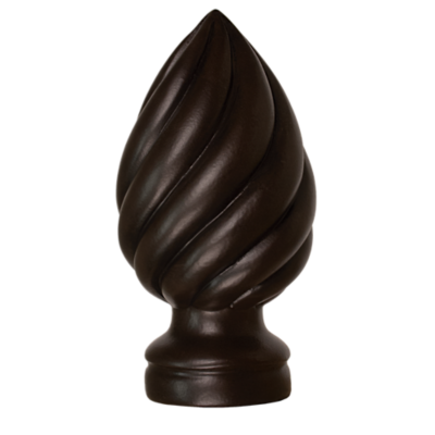 3" Swirl Finial /DC