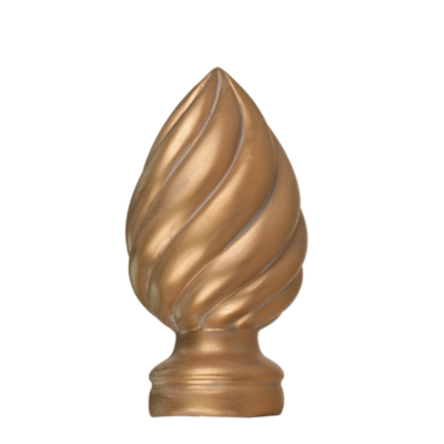 2" Swirl Finial /GLD