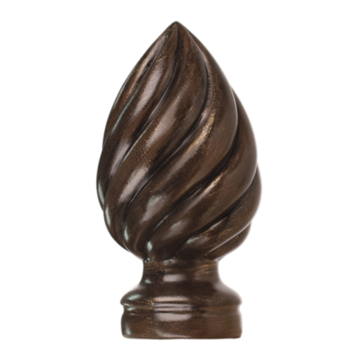 3" Swirl Finial /OWG