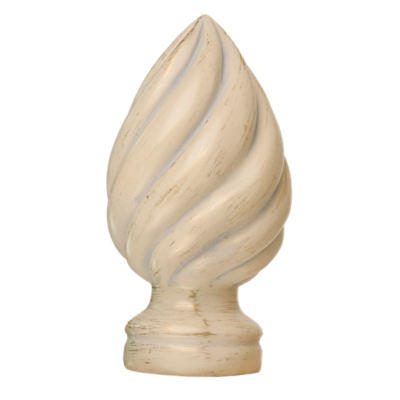 3" Swirl Finial /STG