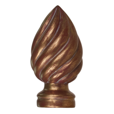 3" Swirl Finial /TAG
