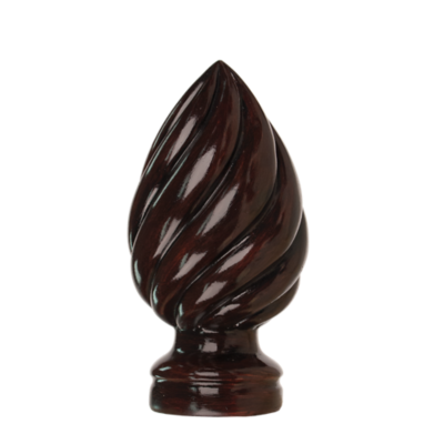 2" Swirl Finial /TB