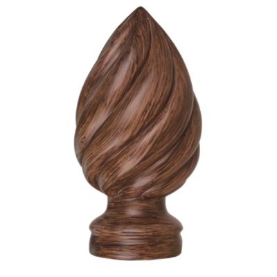 3" Swirl Finial /WNT
