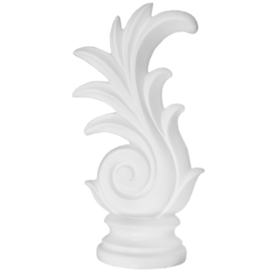 3" Victoria Finial /WH