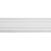 1 3/8 Reeded Pole 8' /WH