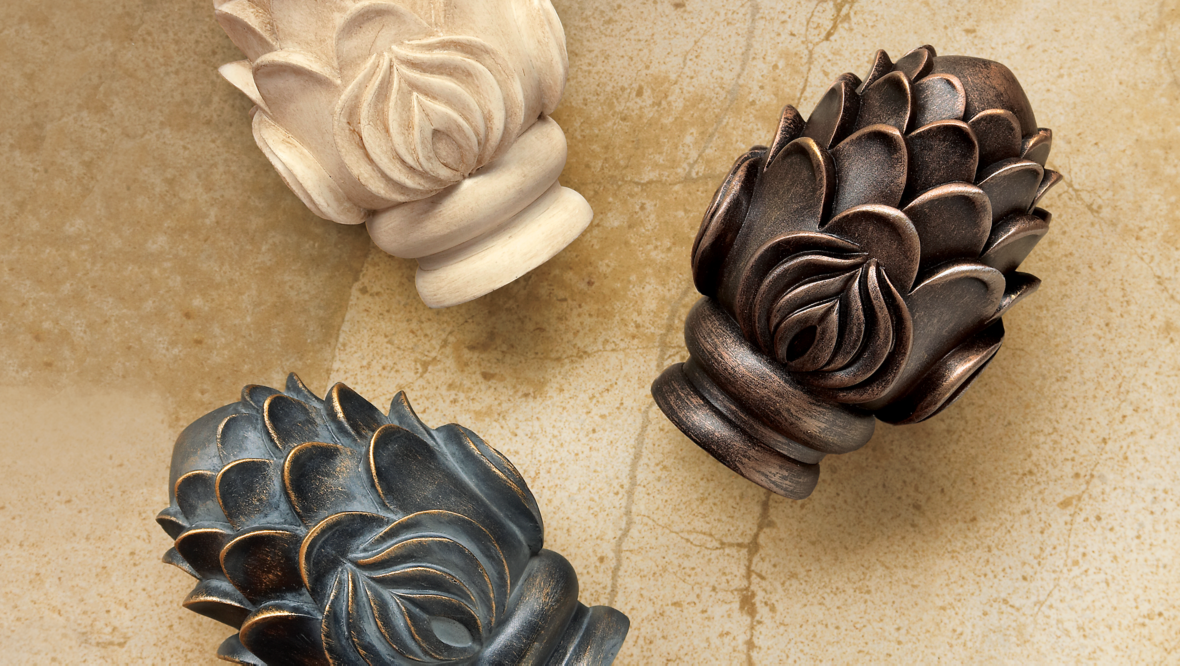 Finestra Custom Decorative Hardware - Royal Crest Finial