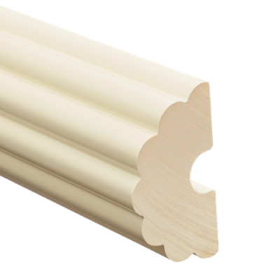 2" Reeded Fascia 12 Ft  /Aw