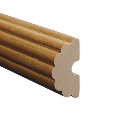1 3/8" Reeded Fascia 12 Ft  /Pe