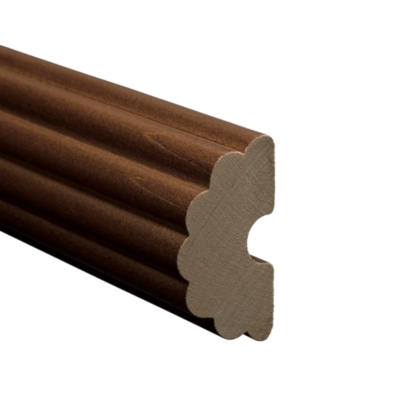 1 3/8" Reeded Fascia 12 Ft  /Wa