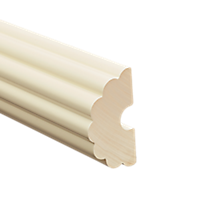 1 3/8" Fluted Fascia 6 Ft  /Aw