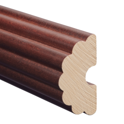 2" Reeded Fascia 8 Ft  /Ma