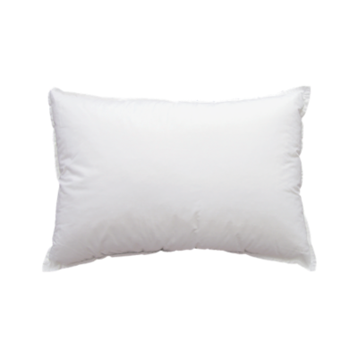 24" x 32" Pillow, 38 oz. 3D Virgin Polyester Cluster, 133x100/40x40 100% Cotton Down Proof Cover, Single Needle, Double Stitched Seam, Sewn in law care labels; Apply Barcode Label