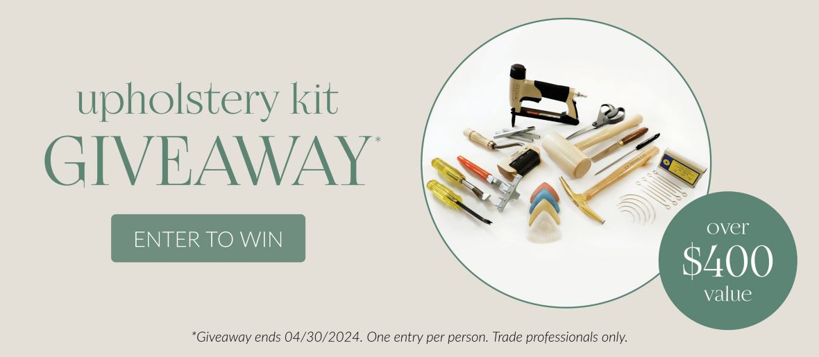 Upholstery Kit Giveaway